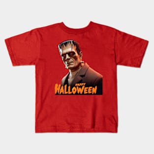 Frankenstein Halloween Kids T-Shirt